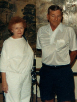 Joseph DANIELS (right) and his wife Racine ADKINS